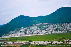 中国朝鲜边境风景