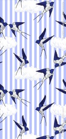 白云素材燕子矢量图下载