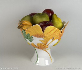 唐三彩艺术花瓶模型