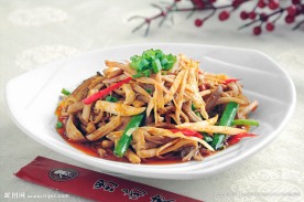 茶树菇拌鸡