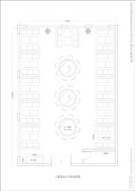 酒楼茶皇厅平面摆设图