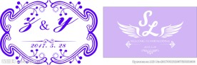 欧式 花纹 翅膀