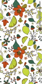 植物花朵花卉图案柠檬图案