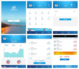 科技APP手机网站模板
