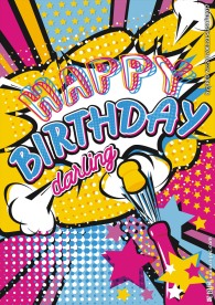 POP海报香槟矢量图下载