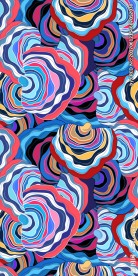 七色花底纹矢量图下载