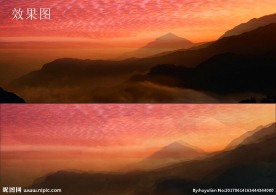 云雾缭绕绵延群山背景视频