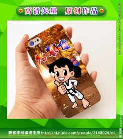 人物手机壳 手绘人物 卡通人物