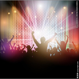 演唱会欢乐的人群