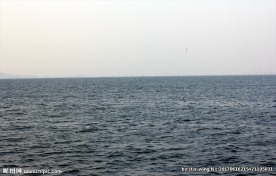深蓝大海波浪风景