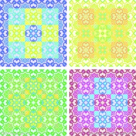 矢量几何图形花纹素材