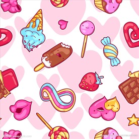 水果冰激凌巧克力底纹