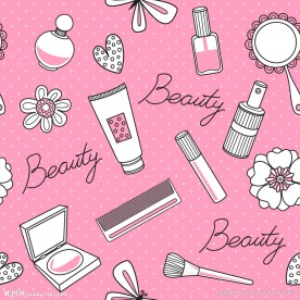 化妆用品底纹素材下载