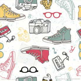 鞋子相机眼镜磁带素材下载