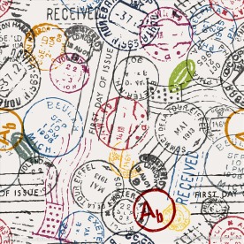 印章公章邮戳底纹矢量图下载