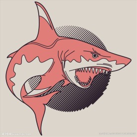 手绘鲨鱼矢量图下载