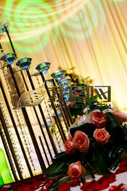 婚礼舞台场景布景