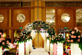 婚礼舞台场景布景