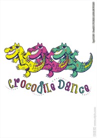 卡通恐龙印花图案