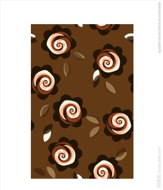 抽象花朵花卉四方连续底纹