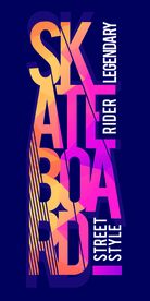 字体设计字母印花图案