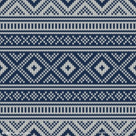 民族风费尔岛四方连续底纹