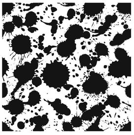 墨迹喷溅四方连续底纹