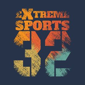 英文字母运动号码图案下载