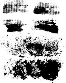墨迹喷溅涂鸦底纹