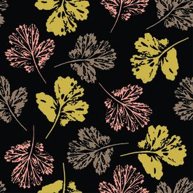 植物树叶落叶四方连续底纹