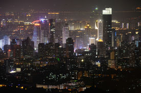 南京紫金山夜景
