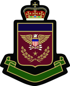 老鹰王冠盾牌徽章矢量图下载