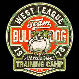 手绘卡通狗头印章矢量图下载