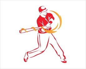 体育人物动作剪影