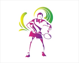 体育人物动作剪影