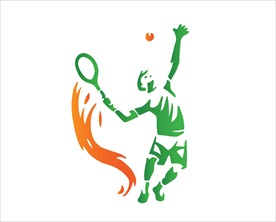 体育人物动作剪影