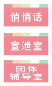 心理科室牌