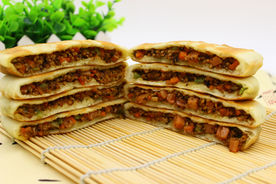 香菇火腿饼