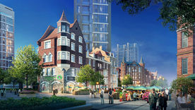 商业楼盘效果图