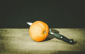 一个橙子