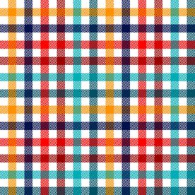 格子布料四方连续底纹