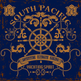 船舵欧式花纹花边矢量图下载