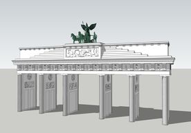 su欧式大门模型