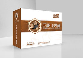黑蒜包装盒展开图