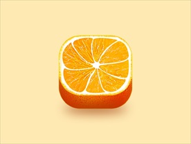 橙子图标