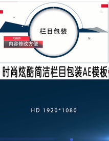 时尚炫酷简洁栏目包装AE模板