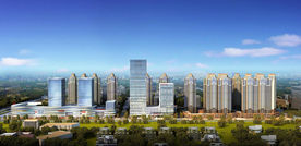 龙岩万达广场全景效果图