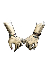 牵手矢量图下载