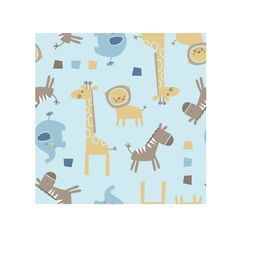 卡通动物四方连续底纹