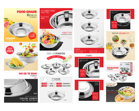 不锈钢盘子汤盆 详情